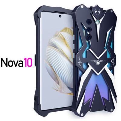 Powerful Shockproof Metal Armor For Huawei nova 10 Case Cover Aluminum Bumper