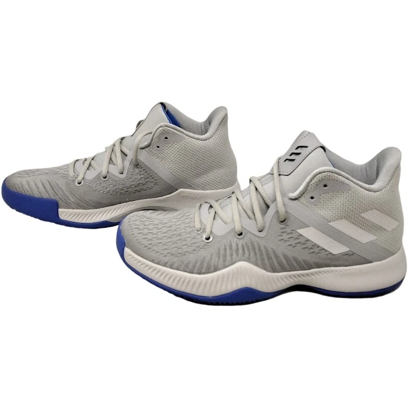 Мужские баскетбольные кроссовки Adidas Mad Bounce размер 9,5 серые и синие - Изображение 3 из 3