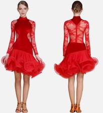 Latin Salsa Dance Dress Ballroom Standard Women's Dancewear 2026