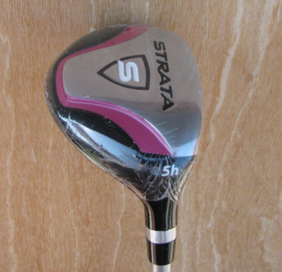 NEW LADIES PINK STRATA 5 HYBRID 26 DEGREE WOMENS FLEX GOLF CLUB