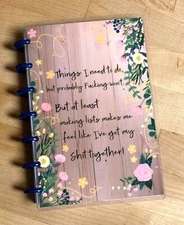 "S**T Together" Mature Language Cover Set for use with the MINI Happy Planner~