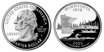 テスタ　マッタ　2005 2005-P Minnesota State Quarter Brilliant Uncirculated | eBay
