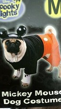 Small , 8-12", MICKEY MOUSE COSTUME FOR DOGS AND PETS , HALLOWEEN, by JAKKS