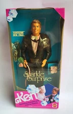 Sparkle Surprise Ken Friend of Barbie Doll 1991 Mattel No. 3149 NEW