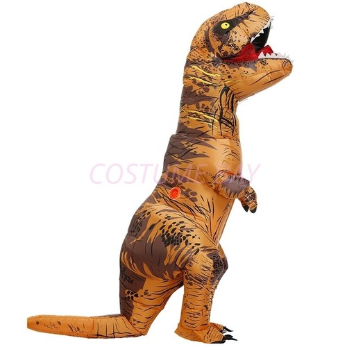 Niños Adulto Inflable Enmascarado Traje Dinosaurio Alienígena Unicornio Halloween Disfraz Fiesta - Imagen 4 de 126