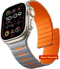 Magnetic Sport Waterproof Loop Silicone Strap 49mm 46mm 45mm 44mm 42mm Apple Wat