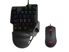 Pro Gaming Keyboard and Mouse Combo Compatible with PlayStation 4, PlayStatio...