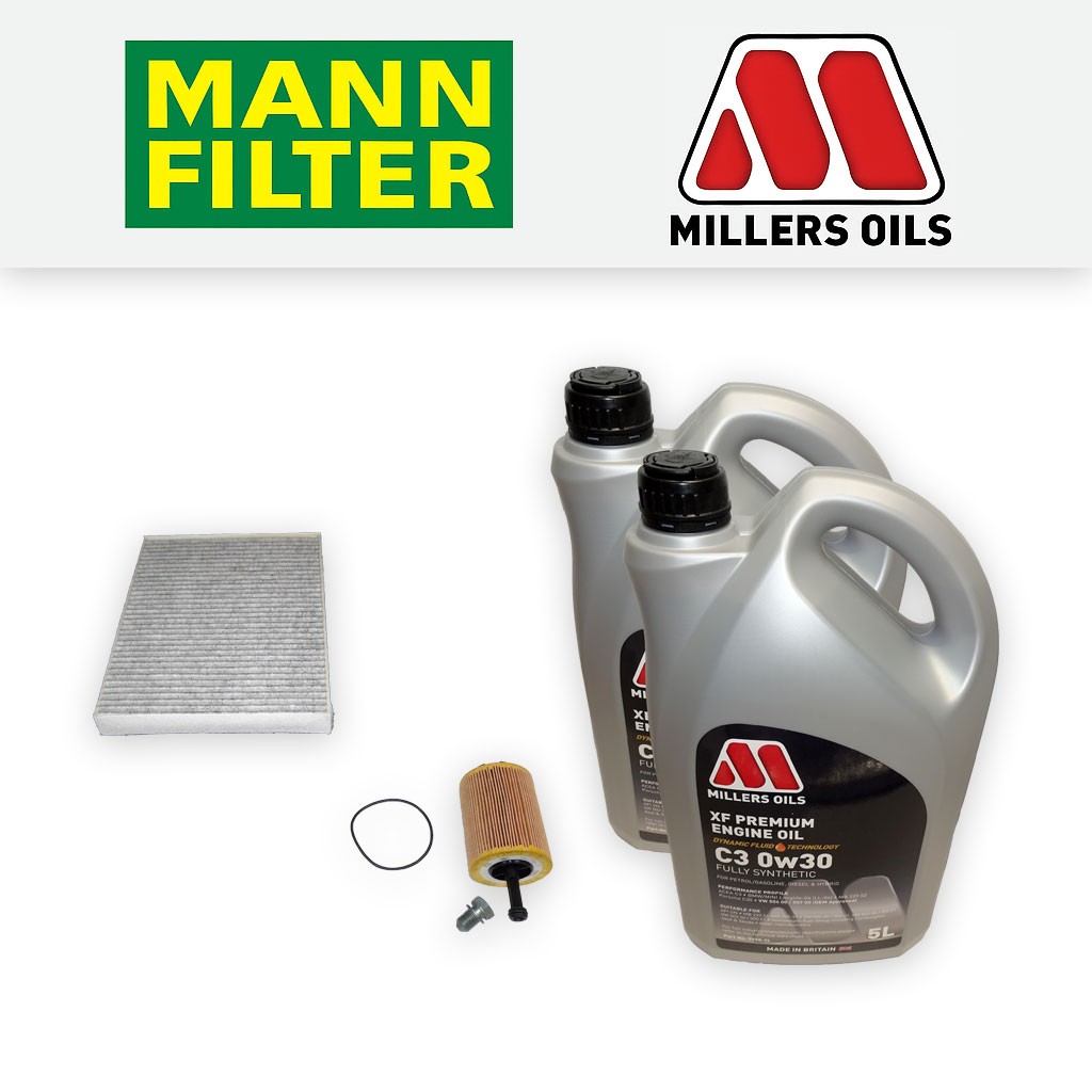 SERVICE KIT for VW TOUAREG 7L 2.5 TDI R5 BAC BLK OIL CABIN FILTER +OIL 2003-2008