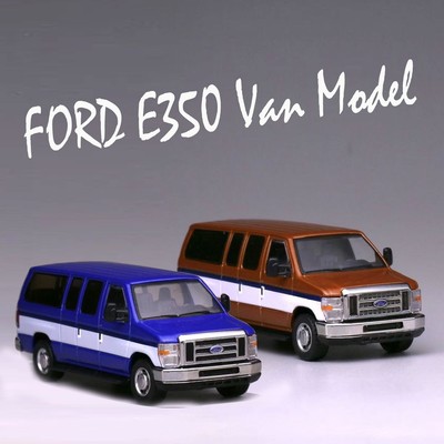 1:64 Scale 596 Model Ford E350 Super Duty Econoline Van Diecast