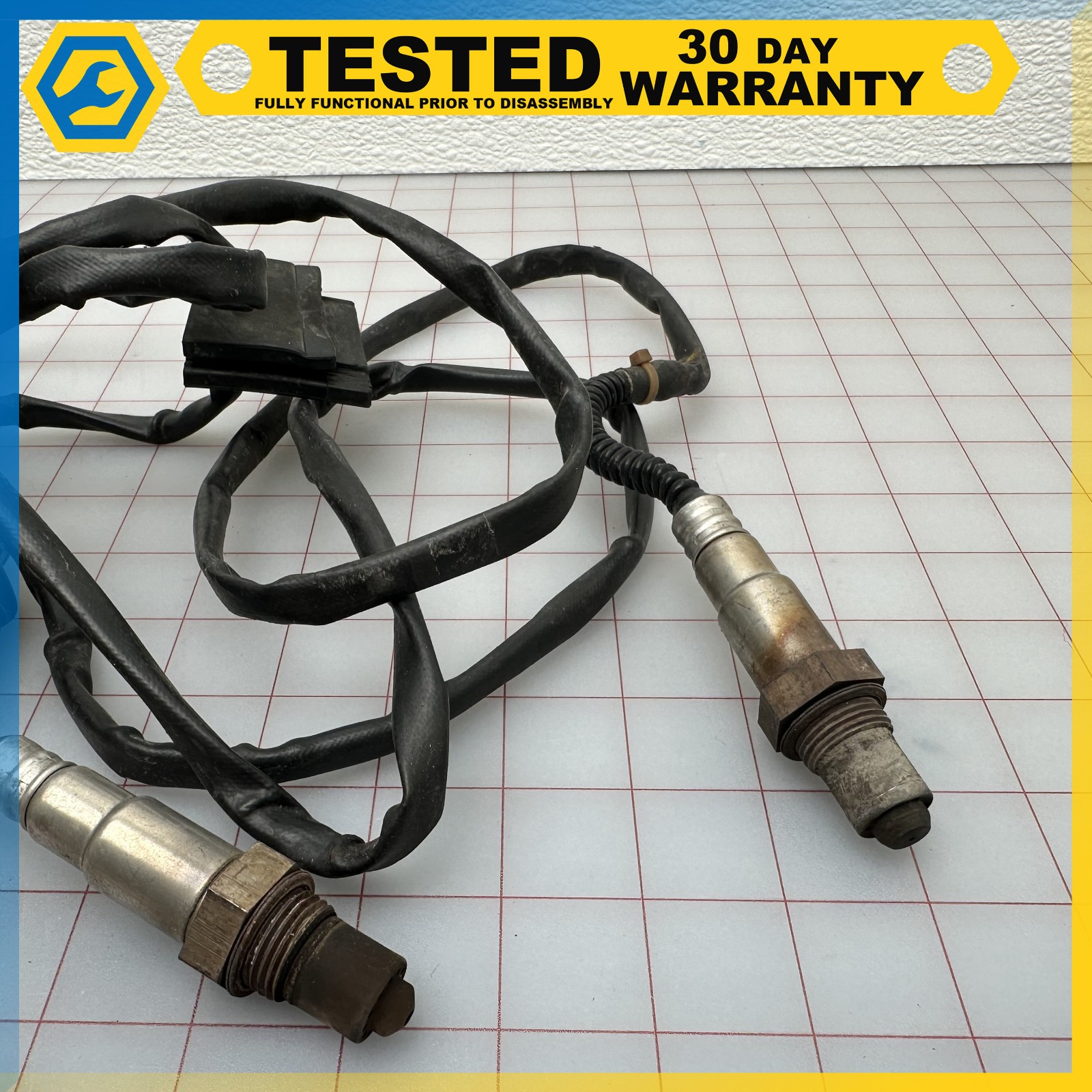 03-18 BENTLEY CONTINENTAL 6.0L FRONT & REAR OXYGEN O2 SENSOR LAMBDA SET OEM