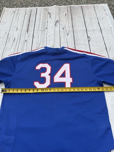 Mitchell & Ness Texas Rangers 34 Cooperstown Collection Men Sz XL /48 Nolan Ryan - Picture 7 of 11