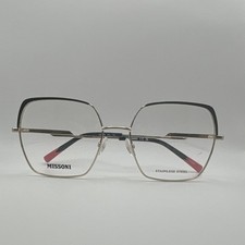Missoni MIS 0180 Gold Full Rim Stainless Steel Eyeglass Frames 54-17-145