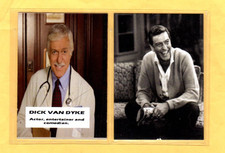 DICK VAN DYKE     CUSTOM   NOVELTY TRADING CARD 2 CARDS