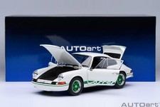 AUTOart 78031 1/18 Porsche 911 Carrera 2.7 RS White Green Stripe Model New