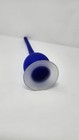 Vintage Italian Murano Satinato Glass Cobalt Blue 14" Carlo Moretti Pencil Vase  — photo 4