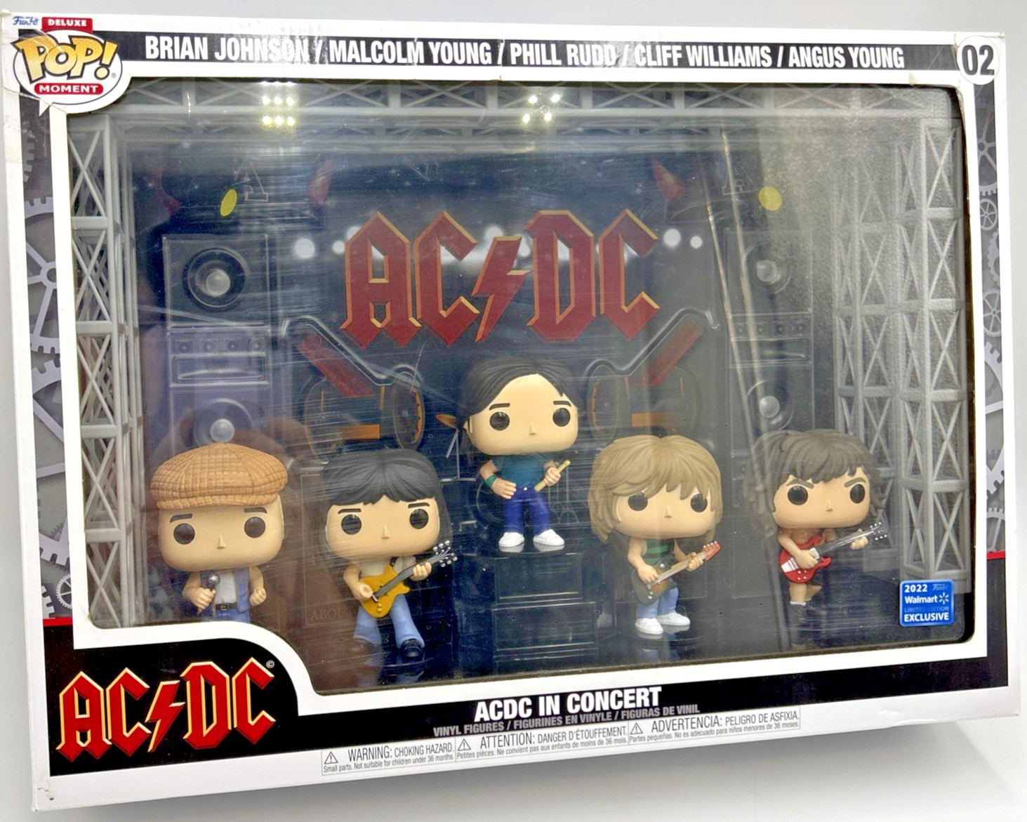 En Oferta Funko Pop! Moment Deluxe Ac/Dc En Concierto Exclusivo De Walmart Nuevo #02