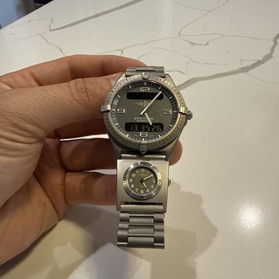 Breitling Aerospace Titanium Pilot Watch | Rare UTC Module | Original Bracelet