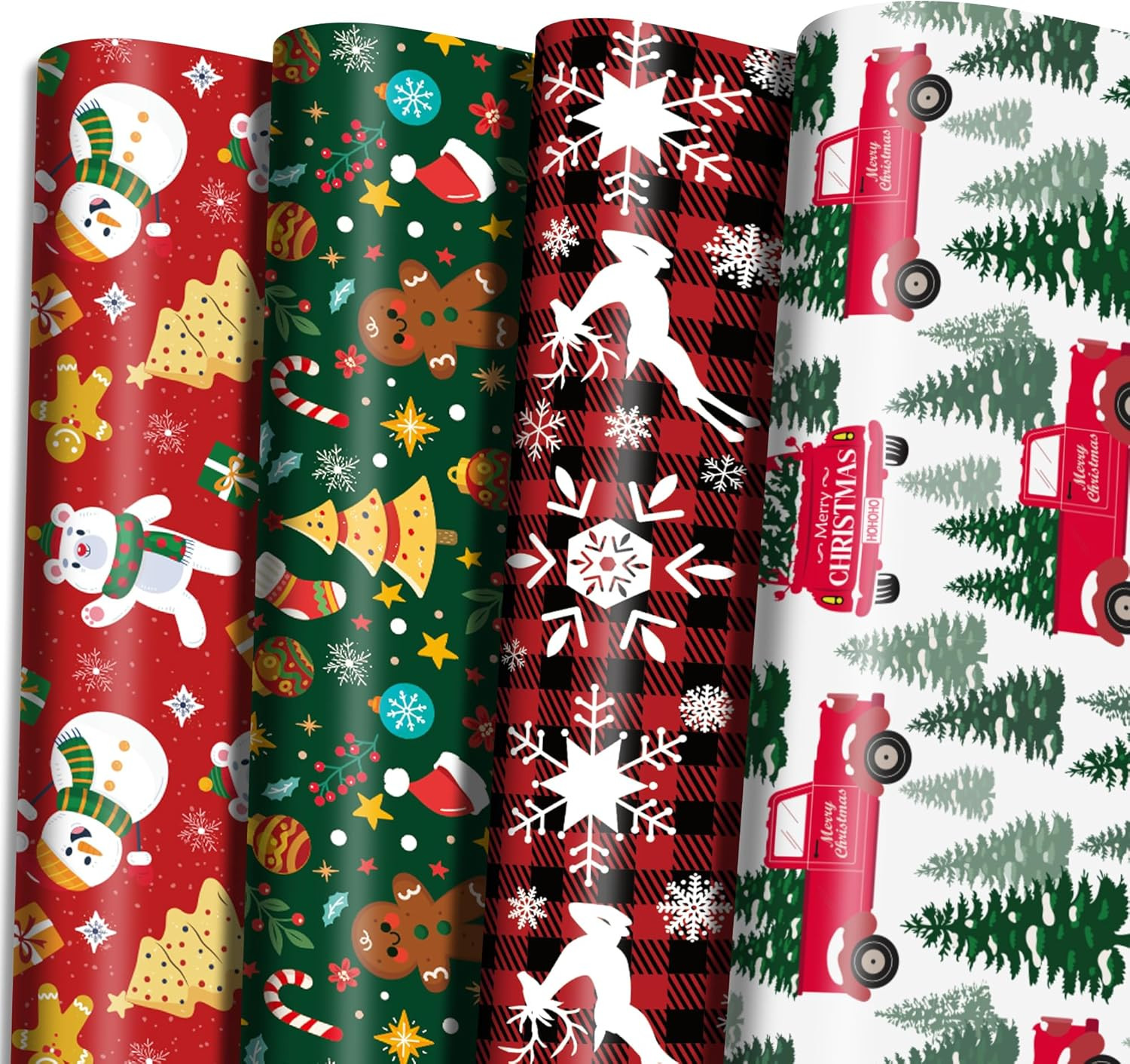 Roll Xmas Wrap For Holiday