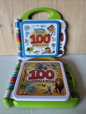 LeapFrog 100 Words & 100 Animals Books Learning Friends Bilingual 