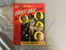 1951 Nat Holman Basketball Annual Magazine Sherman White Al McGuire Vintage
