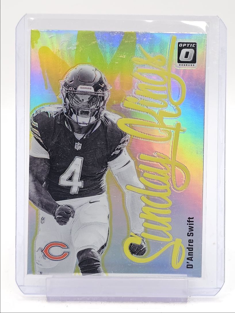 D'ANDRE SWIFT 2024 DONRUSS OPTIC SUNDAY KINGS HOLO PRIZM BEARS Q1300