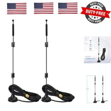 Dual Band WiFi 2.4GHz 5GHz 5.8GHz 9dBi Magnetic Base MIMO RP-SMA Male Antenna...