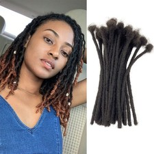 Loc Extensions 12 Inch 30 Strands 0.8 Cm Thickness - Human Hair Dreadlock