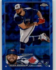 2023 Topps Chrome Sapphire Edition Alek Manoah #540 Toronto Blue Jays
