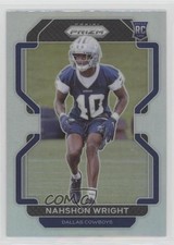 2021 Panini Prizm Rookie Silver Prizm Nahshon Wright #438 5u3