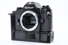 Nikon EM "Little Nikon" SLR 35mm Film Camera w/ MD-E Moter Drive  Near Mint  