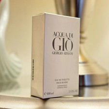 Giorgio Armani Acqua Di Gio 3.4 oz Men's Eau de Toilette Spray Free Shipping