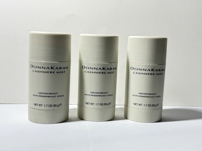 3 DKNY Donna Karan Cashmere Mist Deodorant Anti Perspirant Stick 1.7oz No Cello