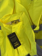 Hi-Viz Rain Jacket high-visibility workwear maximum safety  weather protection