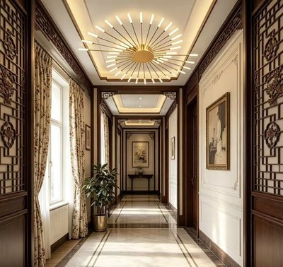 Firework Plug-in Ceiling Chandelier Elegant Home Living Room Ambient Lighting