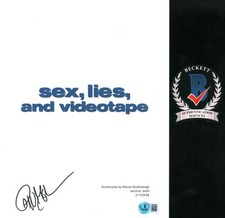 Peter Gallagher Signed Sex Lies & Video Tape Movie Script COA Peter Gallagher Signed Sex Lies & Video Tape Movie Script COA