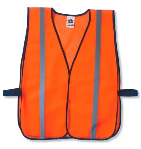 Ergodyne GloWear Non-Certified Reflective Vest Orange One Size 8020HL image 2