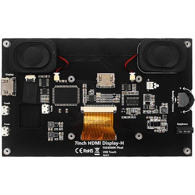 7 Inch HDMI-compatible Touch Screen Display for Raspberry Pi 4B/3B Jetson Nano
