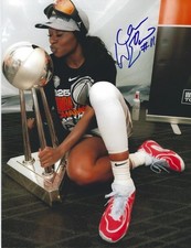 DANA EVANS Signed 8.5 x 11 Photo WNBA Basketball LAS VEGAS ACES Free Shipping