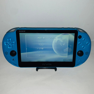 Sony PS Vita PCH-2000 ZA23 Aqua Blue Wi-Fi Model Console Used from