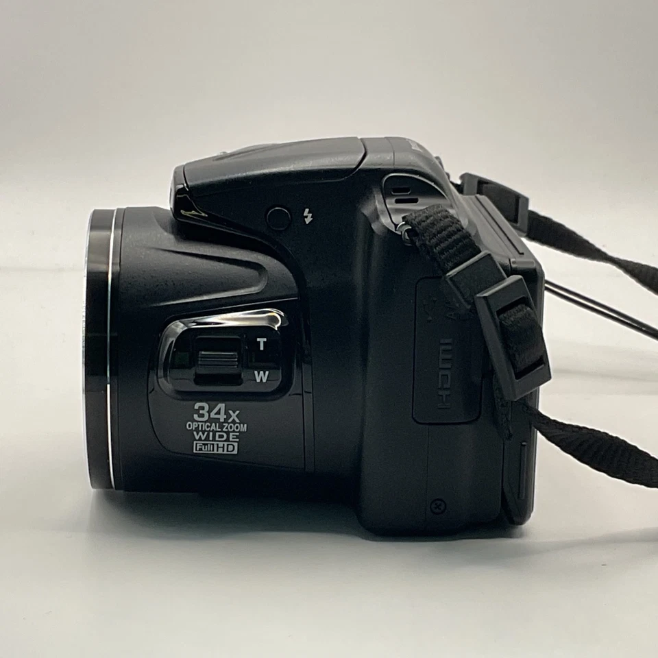 Nikon Coolpix L830 16MP Black Digital Camera Working (J2) W#667 - Image 3 of 4