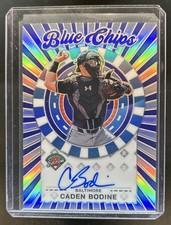2025 Panini Prospect Edition Caden Bodine Blue Chip Signatures Auto #2 Damaged