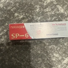 Yayashi SP-6 Probiotic Whitening Toothpaste Oral Health NEW 120g