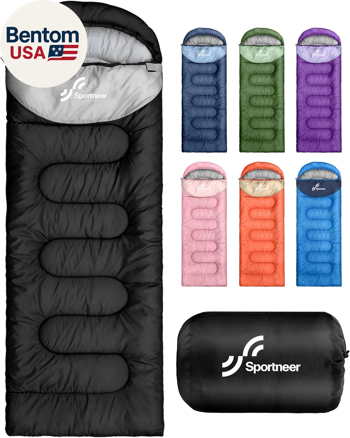 Sleeping Bag for Adults & Kids, Cold Weather & Warm Waterproof Camping Sleeping