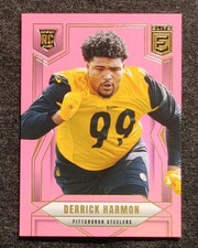 2025 Panini Donruss Elite Football Pink Parallel #162 Derrick Harmon (RC)
