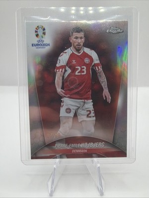 2024 Chrome UEFA Euro Color Match Refractor 81/99 Pierre-Emile Hojbjerg #80 1o5o