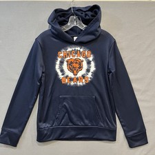 Chicago Bears Hoodie Girls XL 14-16 Blue NFL Football Hooded Sweatshirt