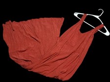 Vince Camuto Clip Dot Maxi Dress, Red/Rust, Women's Medium