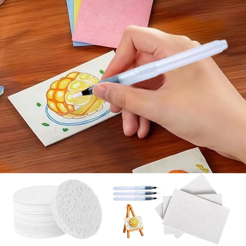 Kit de papel de pintura esponja papel lona 3D espuma textura artesanato comum - Imagem 2 de 4