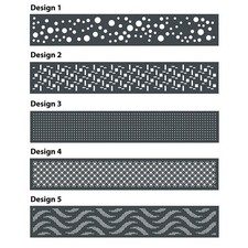 Lochblecheinsatz 176x30cm, Anthrazitgrau, für Alu-Steckzaun System, Sichtschutz