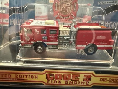 1:64 code 3, City of Los Angeles, Limited Edition fire truck,  Segrave, 82